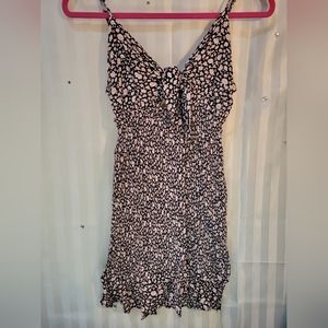 Ocean drive sun dress purple pink flowers